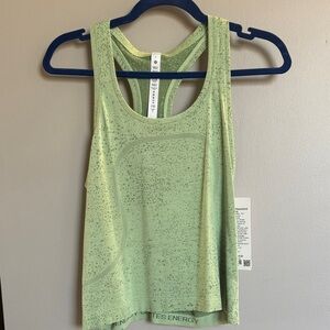 Lululemon Athletica Mint Speckled Tank Top